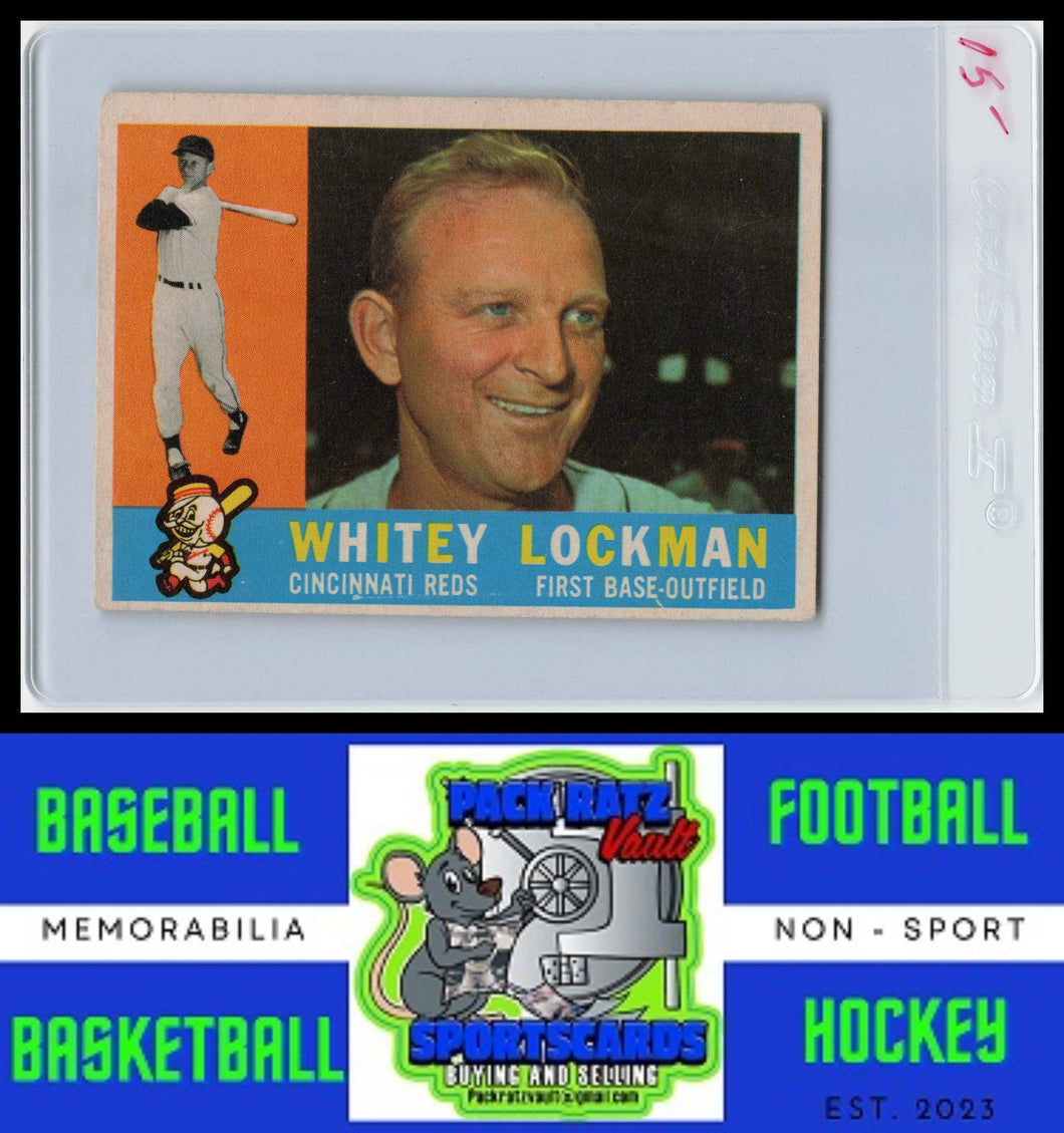 1960 Topps #535 Whitey Lockman VG