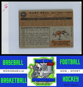 1960 Topps #441 Gary Bell VG