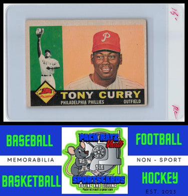 1960 Topps #541 Tony Curry VG