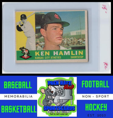 1960 Topps #542 Ken Hamlin VG