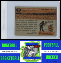 Load image into Gallery viewer, 1960 Topps #139 Carl Mathias VG