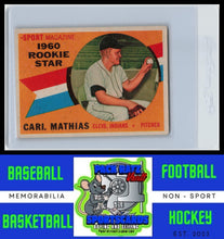 Load image into Gallery viewer, 1960 Topps #139 Carl Mathias VG