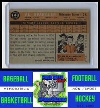 Load image into Gallery viewer, 1960 Topps #143 Al Spangler VG