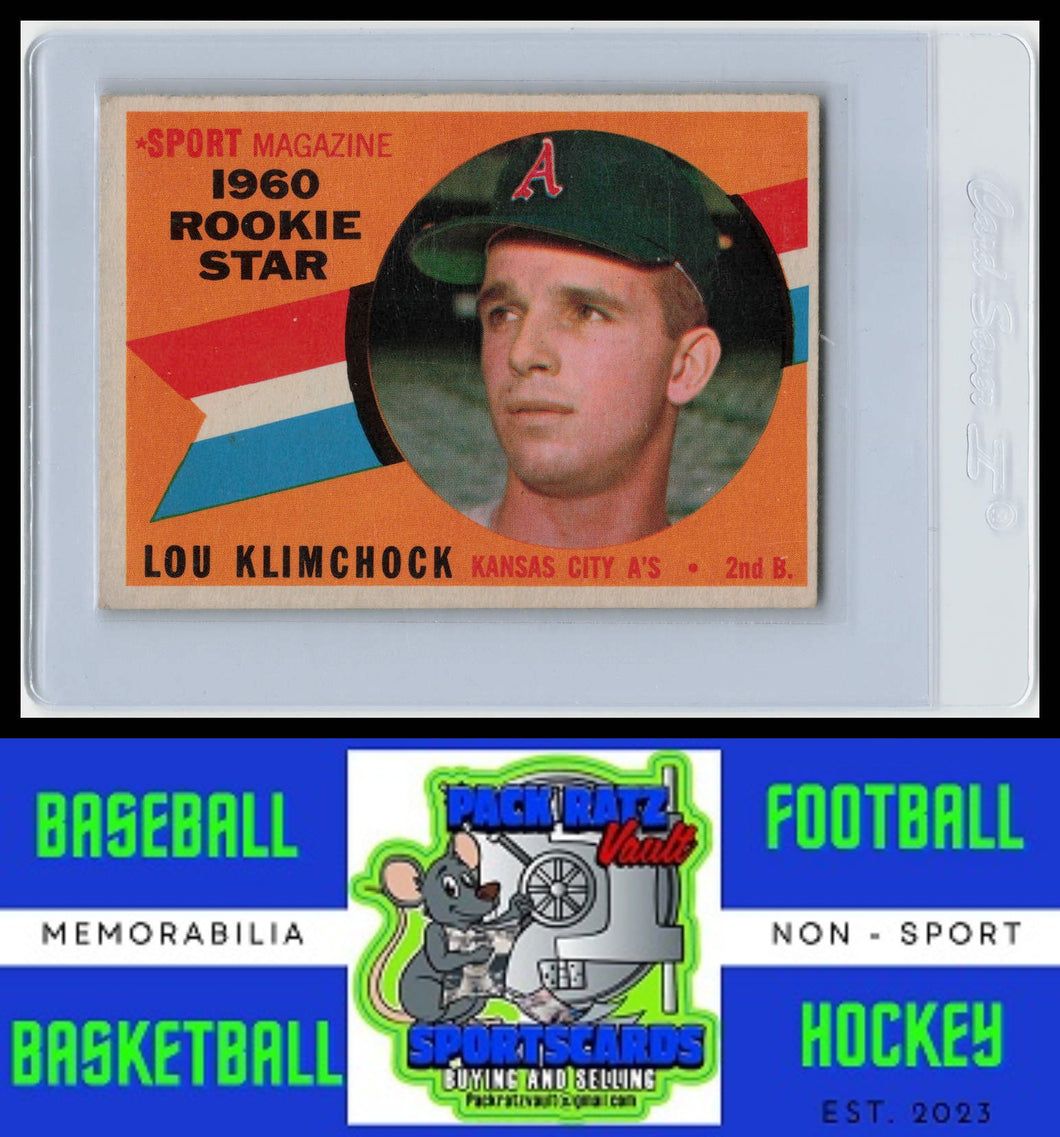 1960 Topps #137 Lou Klimchock VG