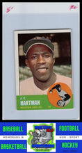 Load image into Gallery viewer, 1963 Topps #442 J.C. Hartman VG