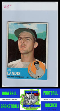 1963 Topps #485 Jim Landis VG