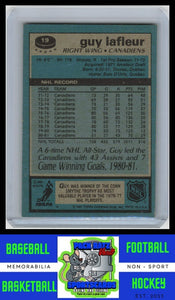 1981 Topps #19 Guy Lafleur VG