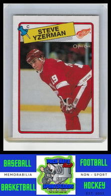 1988 O-PEE-CHEE #196 Steve Yzerman (RC) VG