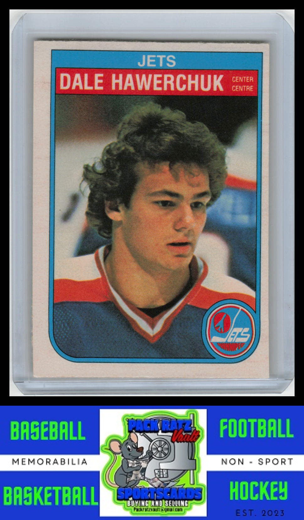 1982 O-PEE-CHEE #380 Dale Hawerchuk (RC) VG