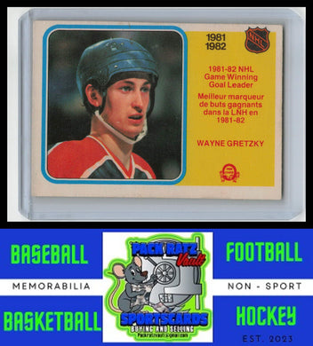 1982 O=PEE=CHEE #242 Wayne Gretzky VG