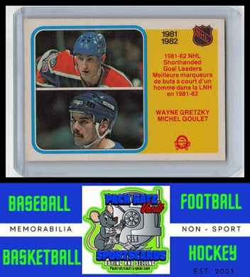 1982 O-PEE-CHEE #237 Gretzky / Goulet Leaders VG