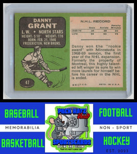 1970 Topps #47 Danny Grant VG