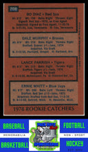 Load image into Gallery viewer, 1978 Topps #708 Diaz / Murphy / Parrish / Whitt RC Rookie Catchers VG