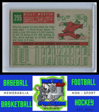 Load image into Gallery viewer, 1959 Topps #295 Billy Martin VG