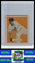 Load image into Gallery viewer, 1949 Bowman #116 Joe Hatten VG