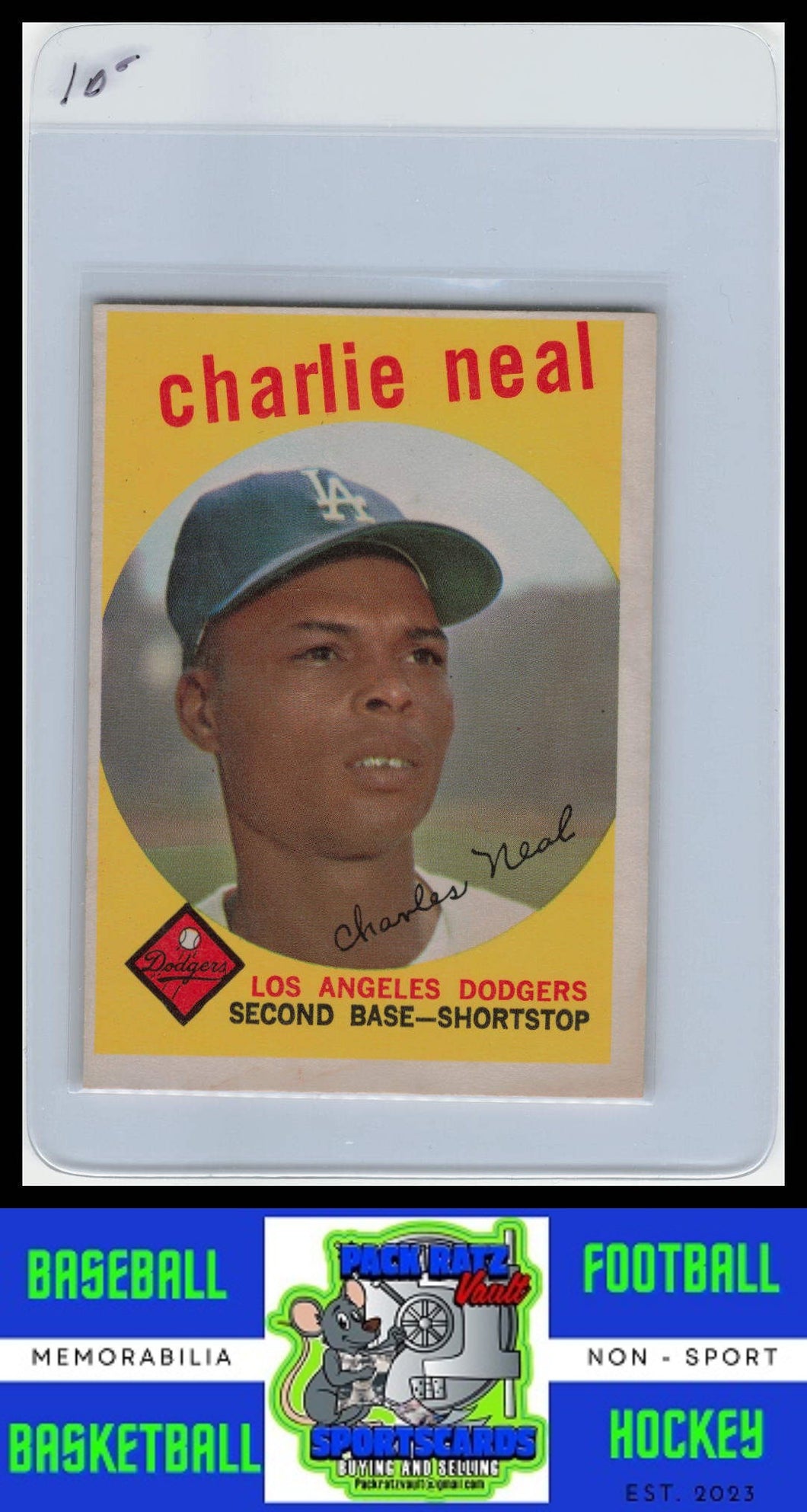 1959 Topps #427 Charlie Neal VG