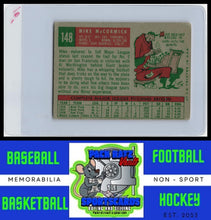 Load image into Gallery viewer, 1959 Topps #148 Mike McCormick VG