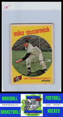 1959 Topps #148 Mike McCormick VG