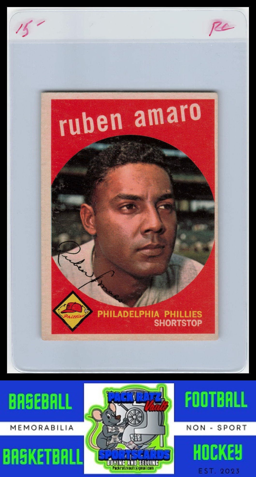 1959 Topps #178 Ruben Amaro VG