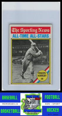 1976 Topps #342 Rogers Hornsby VG