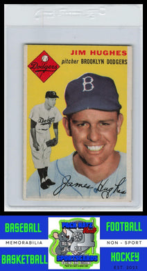 1954 Topps #169 Jim Hughes VG/EX