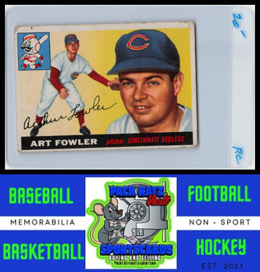 1955 Topps #3 Art Fowler VG