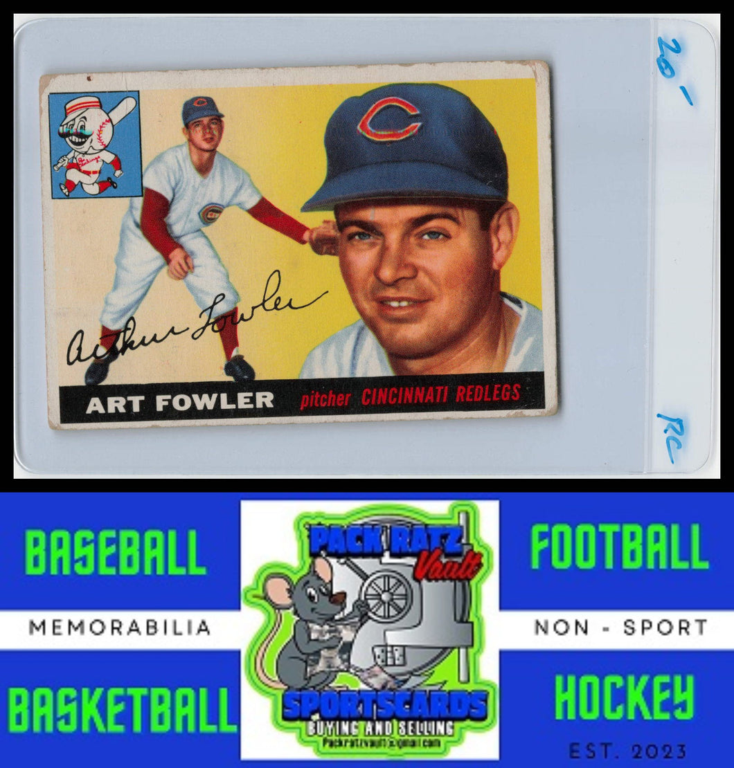 1955 Topps #3 Art Fowler VG