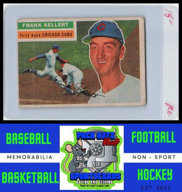 1956 Topps #291 Frank Kellert VG