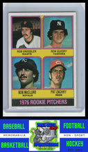 Load image into Gallery viewer, 1976 Topps #599 Dressler / Guidry /McClure / Zachry RC Rookie Pitchers VG