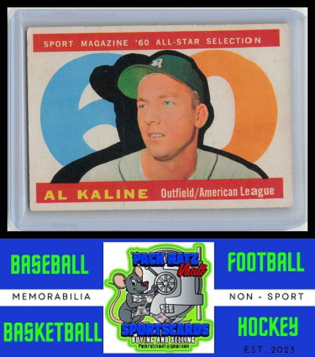 1960 Topps #561 Al Kaline VG / Crease Upper Right