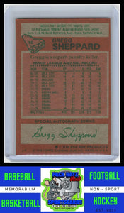 1978 Topps #18 Gregg Sheppard VG