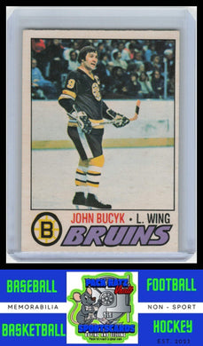 1977 Topps #155 Johnny Bucyk VG