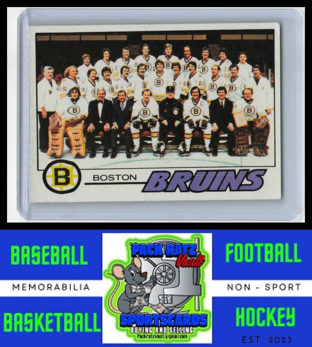 1977 Topps #72 Boston Bruins CL VG