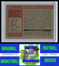 Load image into Gallery viewer, 1972 Topps #145 Rick Martin VG