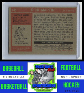 1972 Topps #145 Rick Martin VG