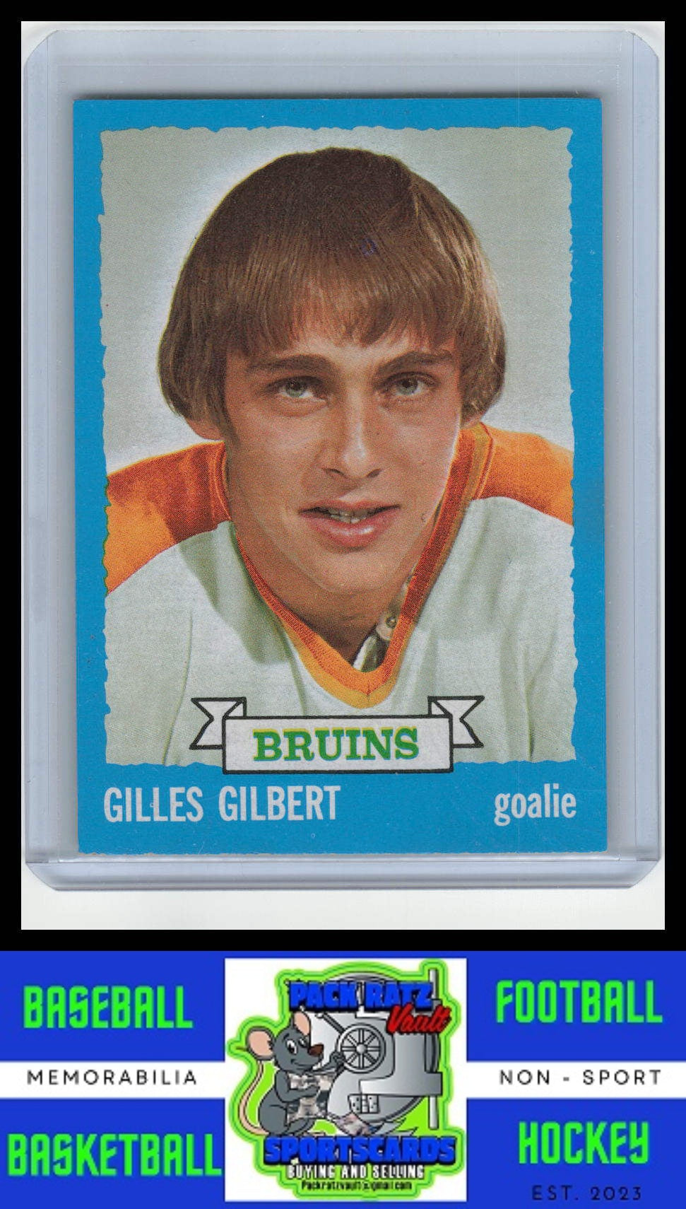 1973 Topps #74 Gilles Gilbert VG