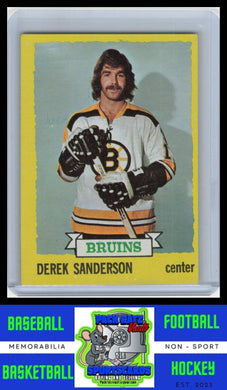 1973 Topps #182 Derek Sanderson VG