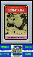 Load image into Gallery viewer, 1974 Topps #214 Semifinals (Bruins vs. Blackhawks) VG