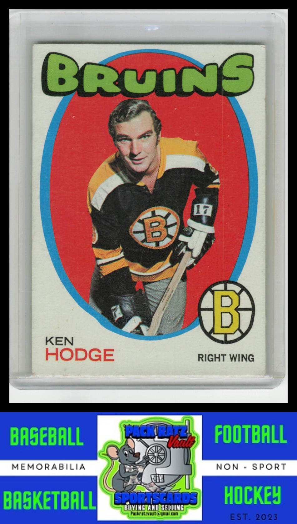 1971 Topps #115 Ken Hodge VG