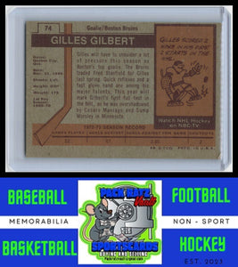 1973 Topps #74 Gilles Gilbert VG