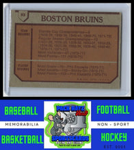 Load image into Gallery viewer, 1973 Topps #93 Boston Bruins Team TC VG