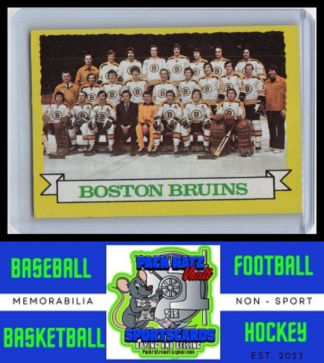 1973 Topps #93 Boston Bruins Team TC VG