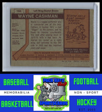 Load image into Gallery viewer, 1973 Topps #166 Wayne Cashman VG