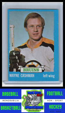 1973 Topps #166 Wayne Cashman VG