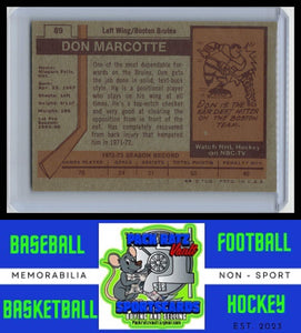 1973 Topps #89 Don Marcotte VG