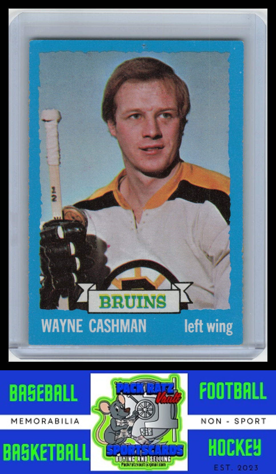 1973 Topps #166 Wayne Cashman VG