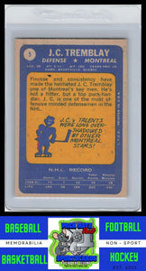 1969 Topps #5 J.C. Tremblay VG