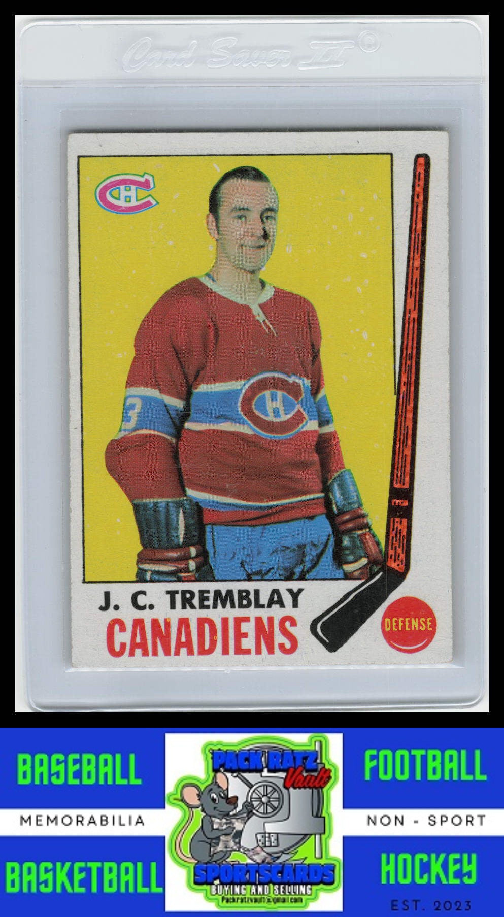 1969 Topps #5 J.C. Tremblay VG