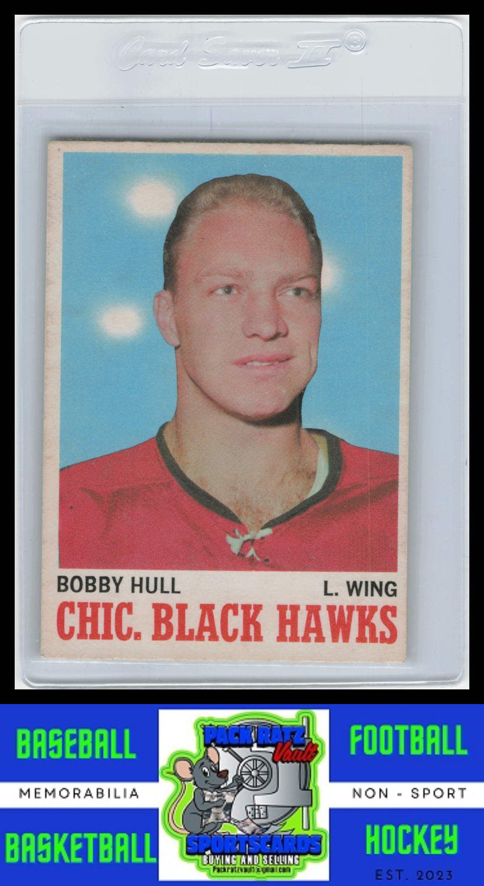 1970 Topps #15 Bobby Hull VG