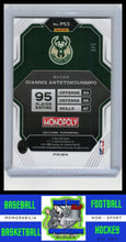 Load image into Gallery viewer, 2022 Panini Prizm #PS3 Giannis Antetokounmpo 3/5 Monopoly Pink Money Shimmer NM